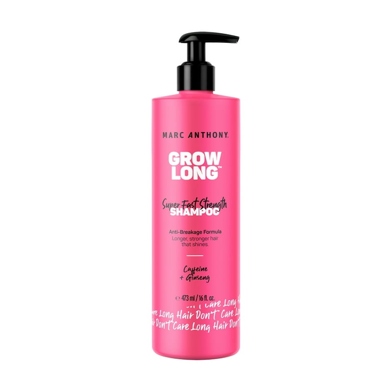 Marc Anthony Grow Long Fast Strength Shampoo with Caffeine & 16 oz -