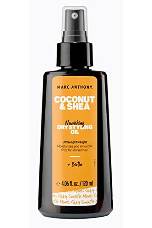 Hydrating Coconut Oil and Shea Butter Dry Styling Hair Oil, 4.05 Oz