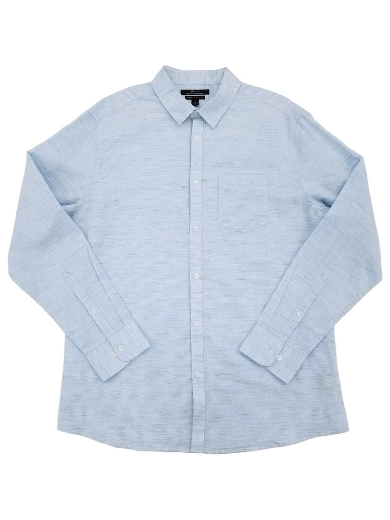 Marc Anthony Mens Light Blue Stripe Slim Fit Long Sleeve Button-Down Shirt XXL Marc Anthony Mens Light Blue Stripe Slim Fit Long Sleeve Button-Down Shirt XXL