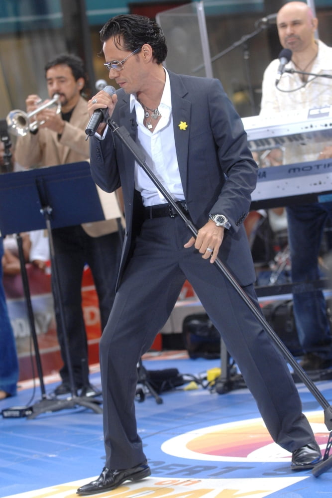 Marc Anthony On Stage For Nbc Today Show Concert With Marc Anthony ...