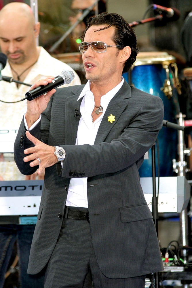 Marc Anthony On Stage For The Nbc Today Show Concert With Marc Anthony ...