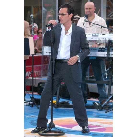 Marc Anthony On Stage For Marc Anthony On The Nbc Today Show, Rockefeller Center, New York, Ny, July 27, 2007. Photo By Kristin CallahanEverett Collection Celebrity (16 x 20)