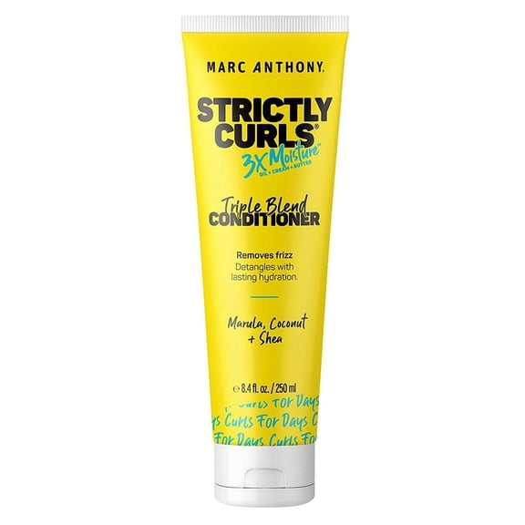 Marc Anthony Strictly Curls 3X Moisture Conditioner 8.4oz Tube (Pack of 2)