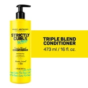 Marc Anthony STRICTLY CURLS 3x Moisture Triple Blend Conditioner, 16 fl oz (Pump)