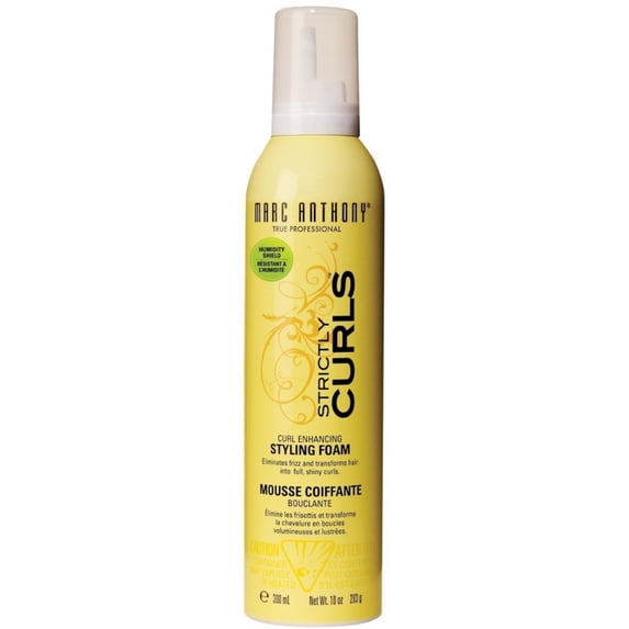 Inhencing Marc Anthony Strictly Curls Curl Enhancing Styling Foam 10 oz (Pack of ...
