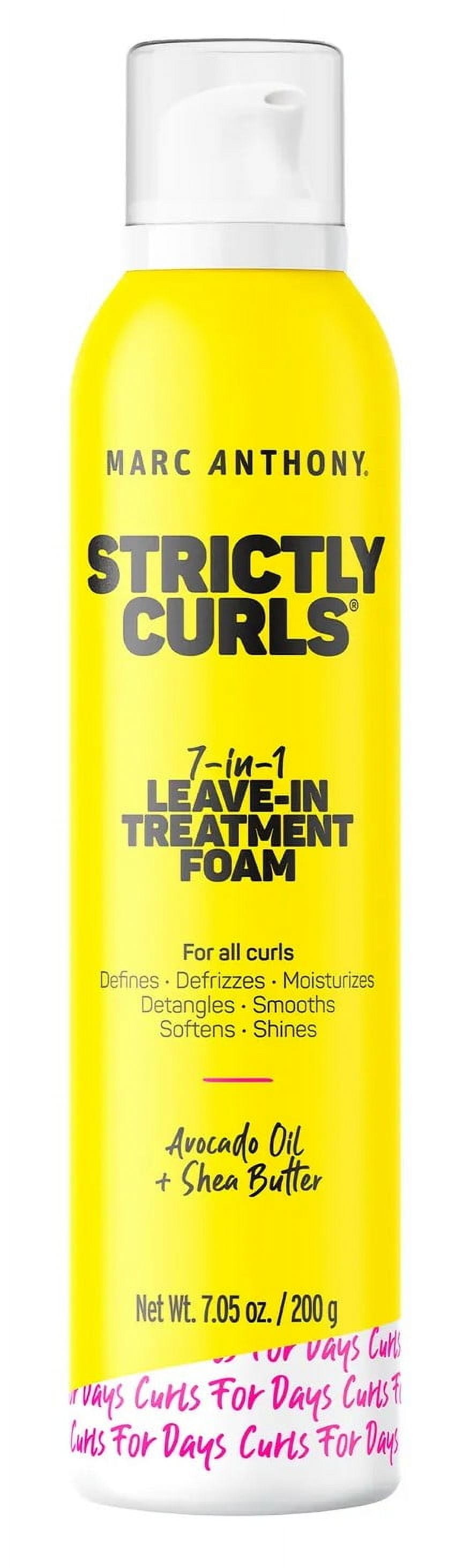 Marc Anthony Strictly Curls Leave-In Treatment Foam 7.05 Ounce (Pack of 3)