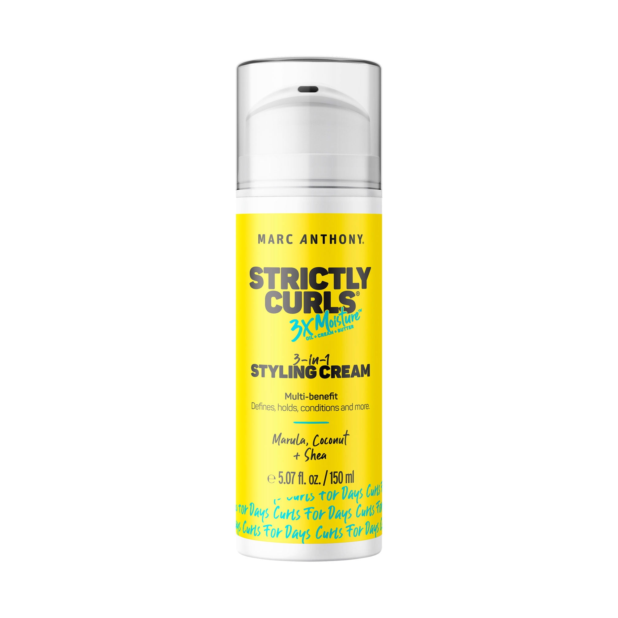 Marc Anthony Hydrating Strictly Curls Styling Cream for Super Curly Hair, 5.1 fl oz
