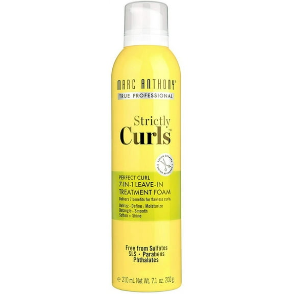 Marc Anthony Strictly Curls Perfect Curl 7-in-1 Leave-In Treatment Foam, 7.1 oz