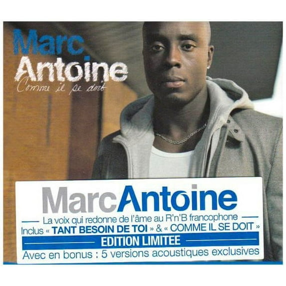 Marc Antoine - Comme Il Se Doit - CD