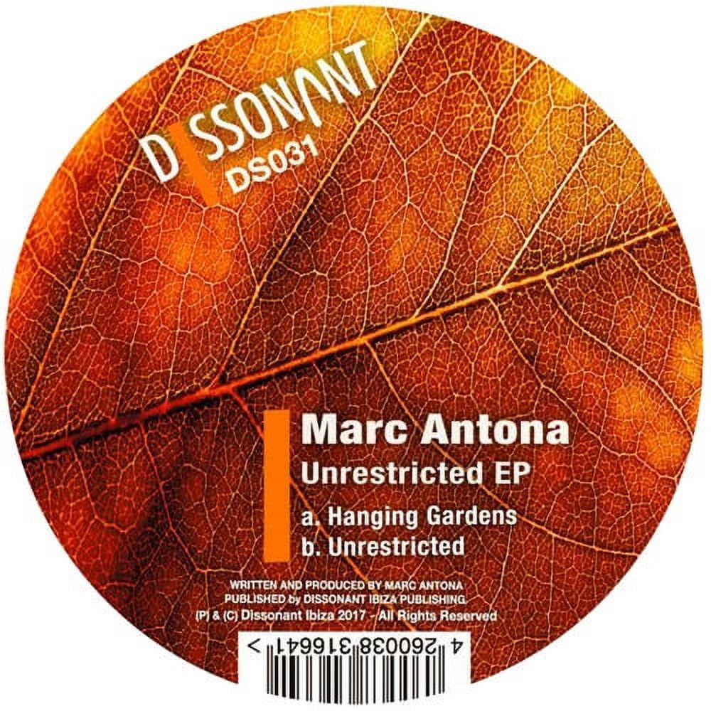 Marc Antona - Unrestricted - Music & Performance - Vinyl