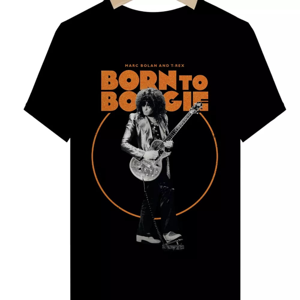 T-shirt Nera T.Rex Rock Band Marc Bolan - Maglietta Unisex Cotone UK - Foto 5