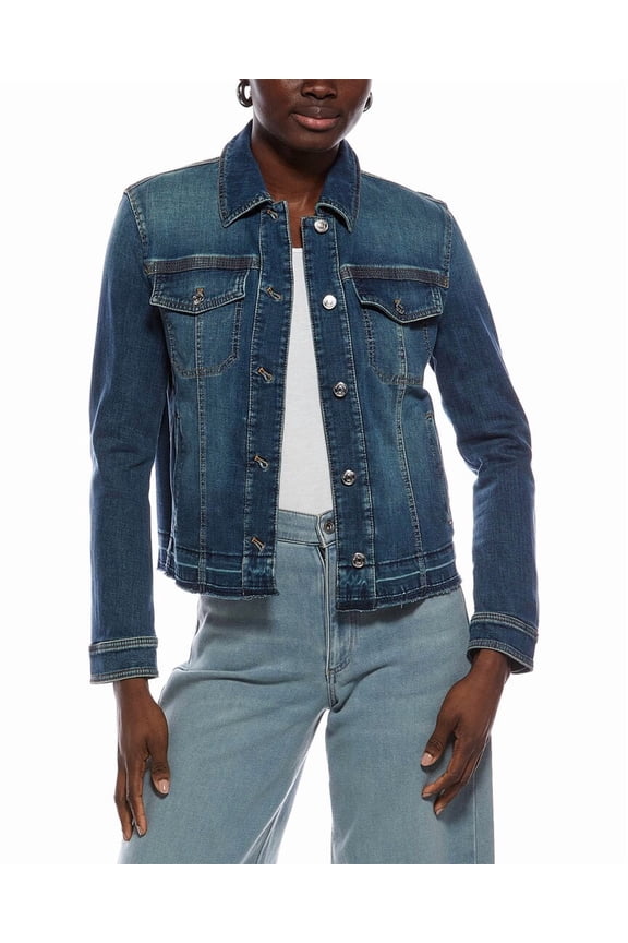 womens Denim Jacket, N3, Blue