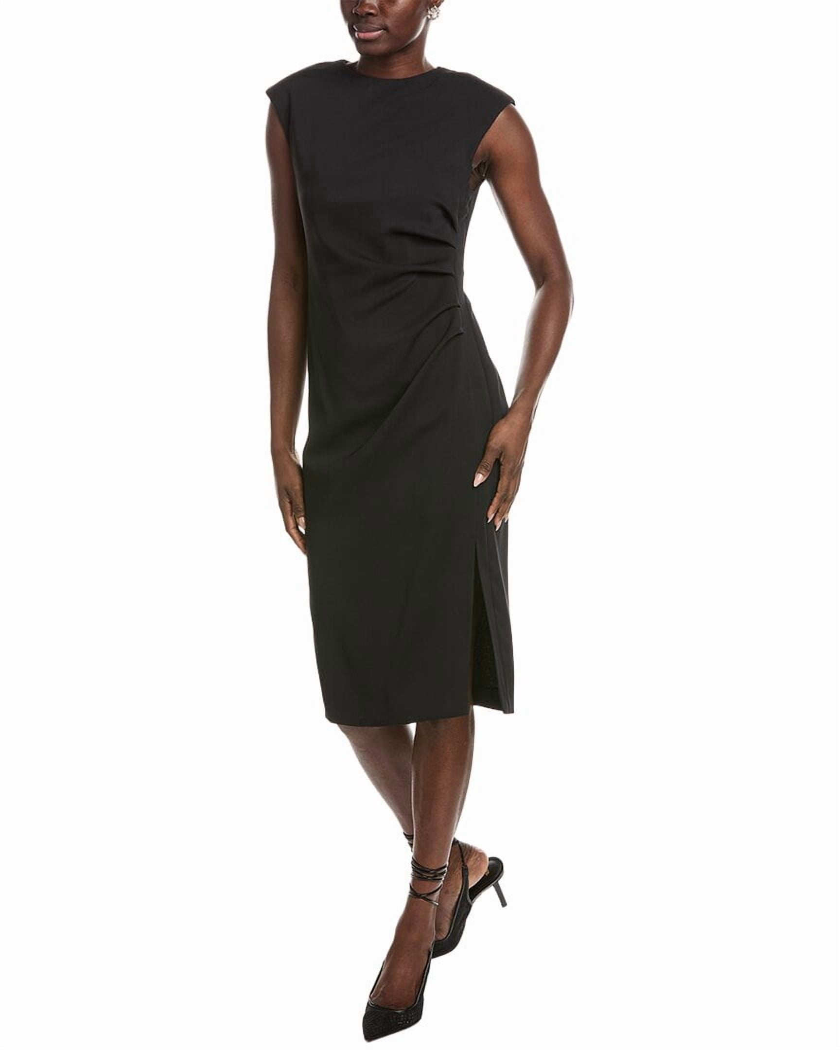 Marc Cain womens Solid Dress, N3, Black
