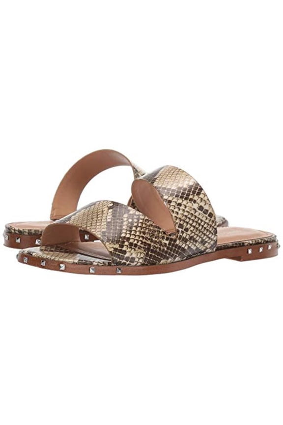 Womens Jaylin Leather Studded Dress Sandals