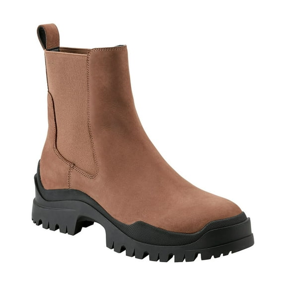 Marc Fisher LTD Farris Leather Bootie, 6, Brown