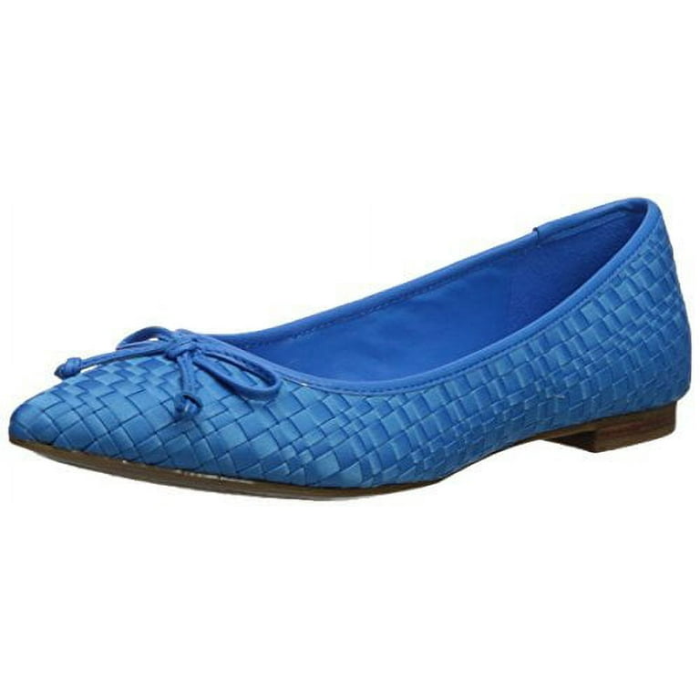 Marc Fisher Women s APALA Ballet Flat Blue 6.5 Medium US