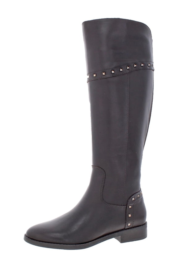 Women's Secalm Leather Studded Knee-High Riding Boot