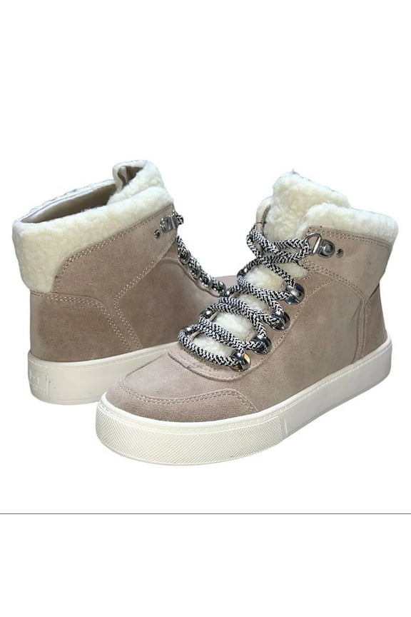 Women's Summa Active Lace up Sneakers Suede Light Natural 5.5M