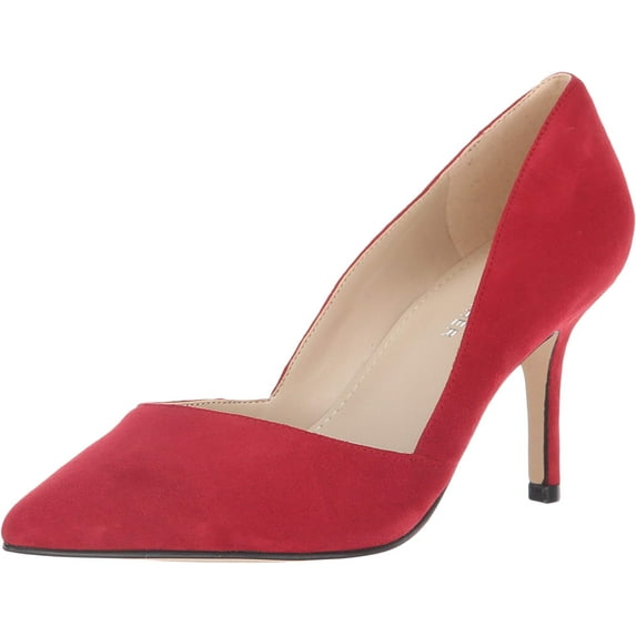 Marc Fisher Women's Tuscany Suede Red Multi Ankle-High Pump - 6.5M