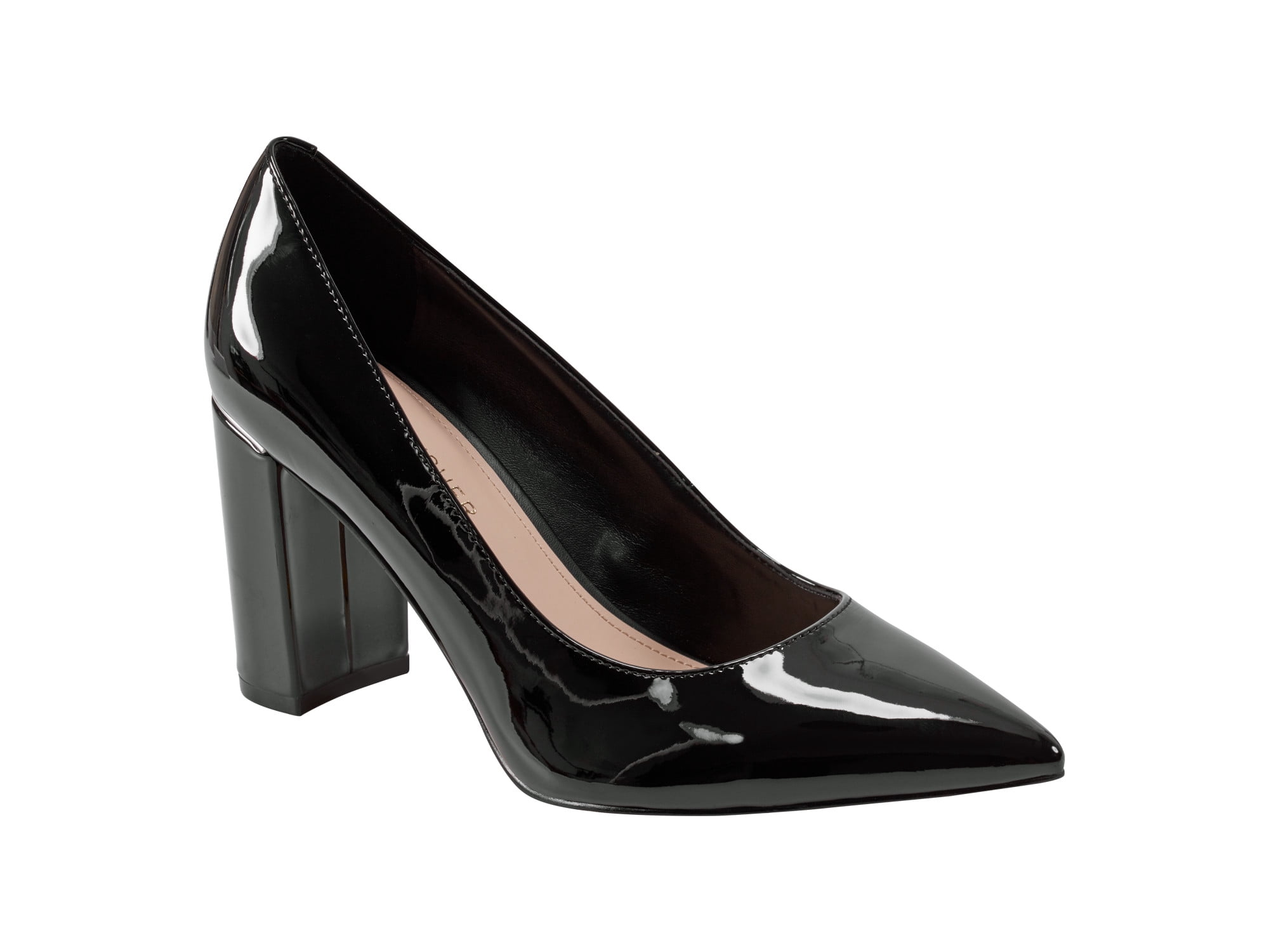 Marc Fisher Women's Viviene Pointed Toe Block Heel Pump