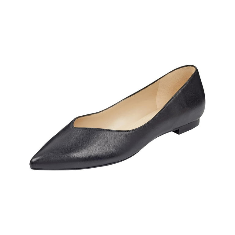 Marc fisher black flats sale