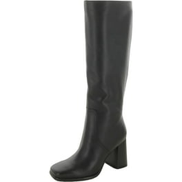 Marc Fisher Womens Revela 3 Faux Leather Knee High Boots Brown 5.5 Medium B M Walmart