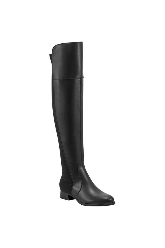 Womens Faux Leather Tall Over-The-Knee Boots
