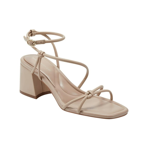 Marc Fisher Womens Gurion Faux Leather Strappy Slingback Sandals