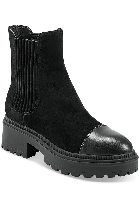 Womens Hadria Suede Pull On Ankle Boots