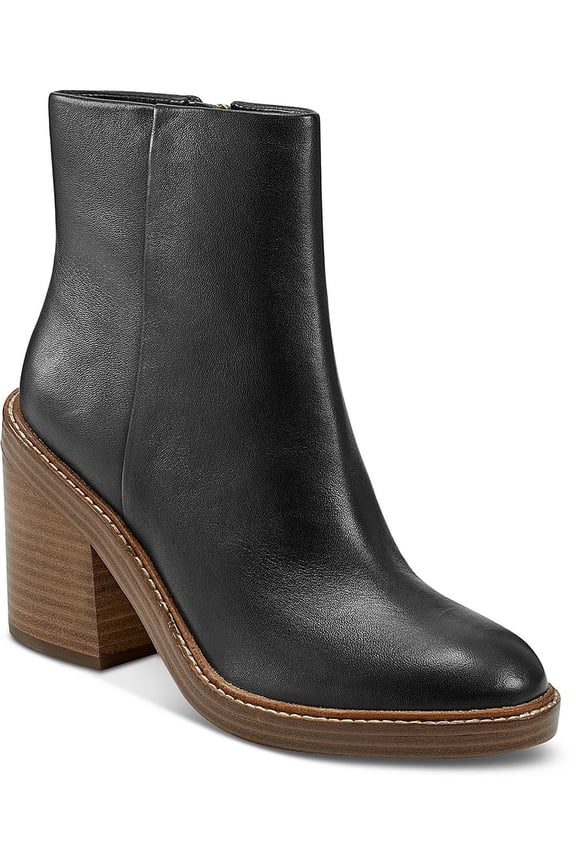 Womens Haleena Suede Almond Toe Ankle Boots