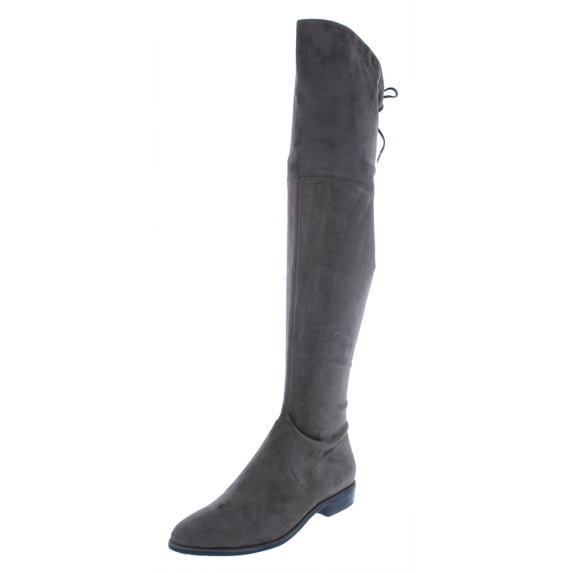 Marc Fisher Womens Humor 2 Faux Suede Over-The-Knee Boots Taupe 5 Medium (B,M)