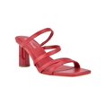 thumbnail image 1 of Marc Fisher Womens Kristin Faux Leather Slip On Strappy Sandals, 1 of 3