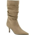 thumbnail image 1 of Marc Fisher Womens Manya Laceless Pull On Mid-Calf Boots, 1 of 4