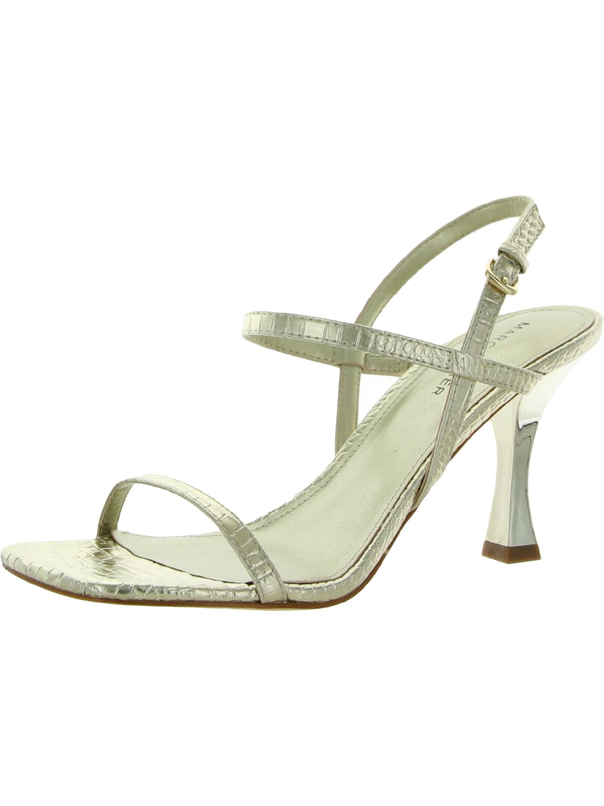 Marc Fisher Womens Padre Open Toe Ankle Heels