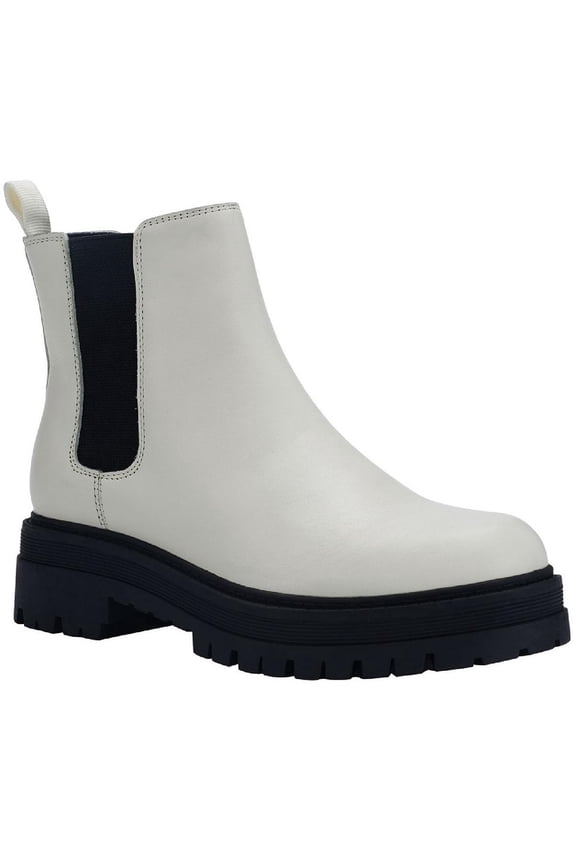 Womens Pietro Leather Pull On Chelsea Boots
