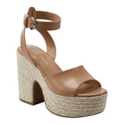 Marc Fisher Womens VETINA Faux Leather Casual Ankle Strap