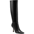 thumbnail image 1 of Marc Fisher Womens Vedant Faux Leather Pumps Knee-High Boots, 1 of 3