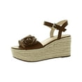 thumbnail image 1 of Marc Fisher Womens Venom Embellished Slingback Platform Sandals, 1 of 3