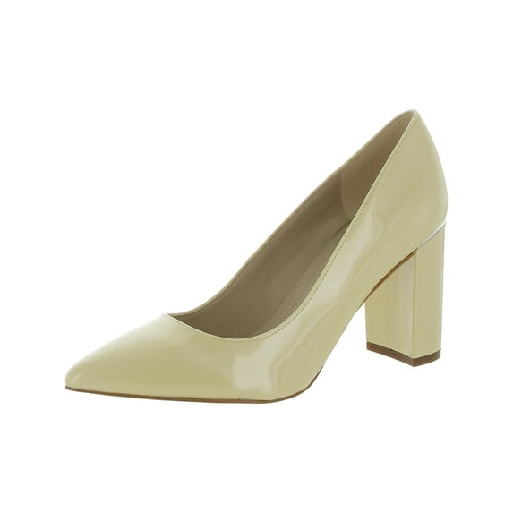 Marc Fisher Womens Viviene 4 Faux Leather Pointed Toe Pumps