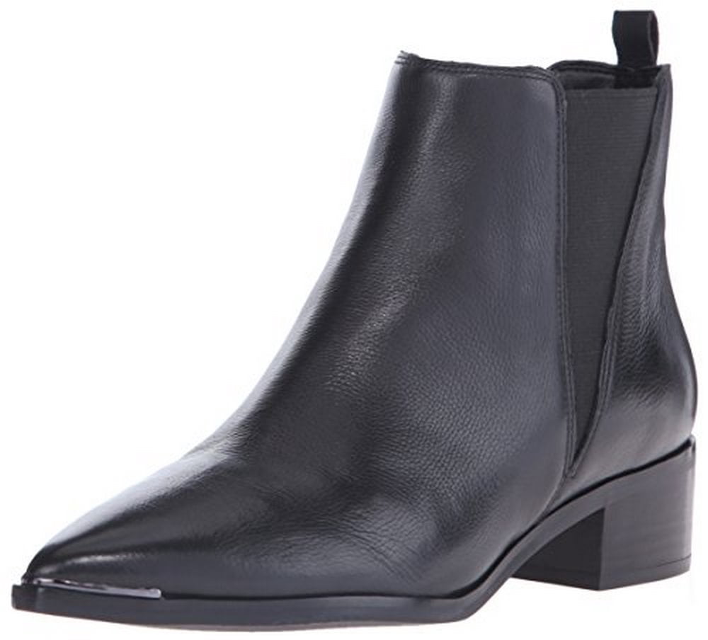 Marc Fisher Women's Idaley Pointed Toe Ankle Booties - Stiletto Heel Dress Boots With Ruched Shaft