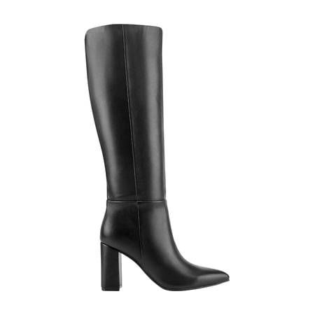 Marc Fisher Women's Fradia Pointed Toe Block Heel Tall Boot