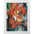 thumbnail image 1 of Marc, Franz 14x18 White Modern Wood Framed Museum Art Print Titled - The Fox, 1913, 1 of 4