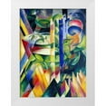 thumbnail image 1 of Marc, Franz 15x18 White Modern Wood Framed Museum Art Print Titled - The Little Mountain Goats, 1 of 4