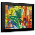 thumbnail image 1 of Marc, Franz 16x15 Black Modern Framed Museum Art Print Titled - Landscape with House, Dog and Cattle, 1914, 1 of 5