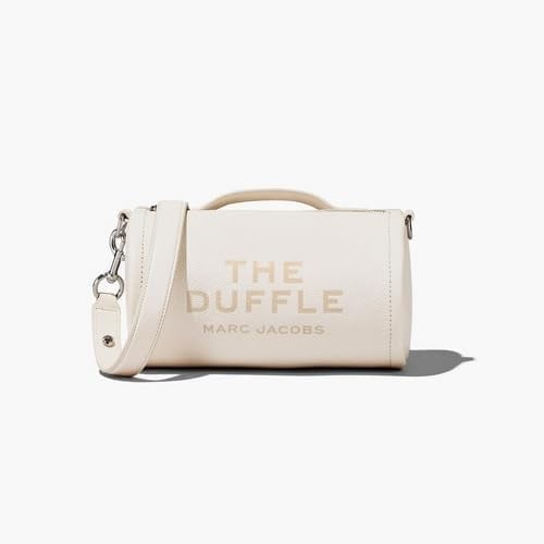 Marc Jacobs 2P3HDF003H01 Cotton Off White With Silver Hardware Women's Large Duffel Bag