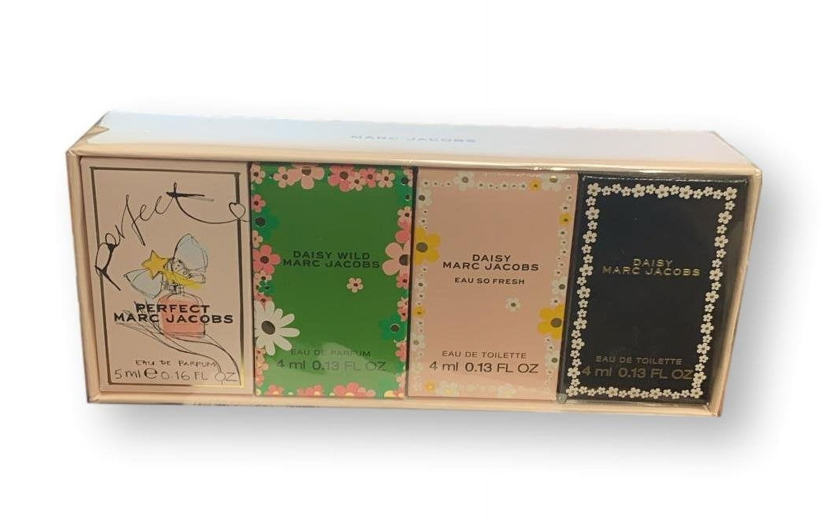 Marc Jacobs 4 Piece Mini Set Perfect, Daisy Wild, Daisy Eau So