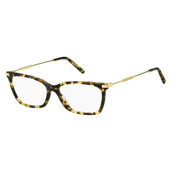 Marc Jacobs 508 Full Rim Rectangular Havana Gold Eyeglasses