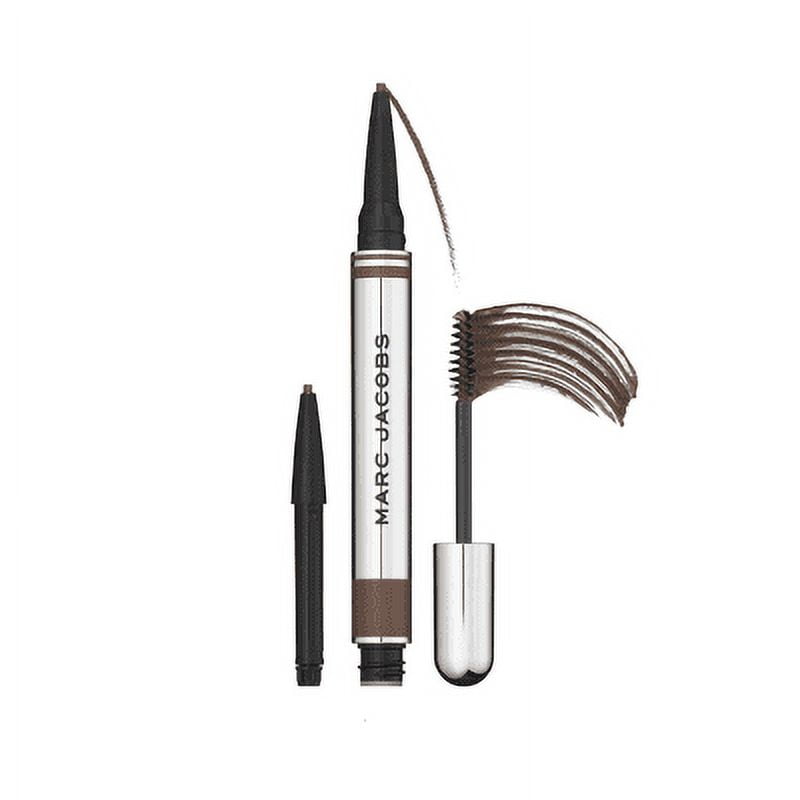 Marc Jacobs Beauty Brow Wow Duo Brow Powder Pencil and Tinted Gel + 1  Pencil Refill Dark Brown 08
