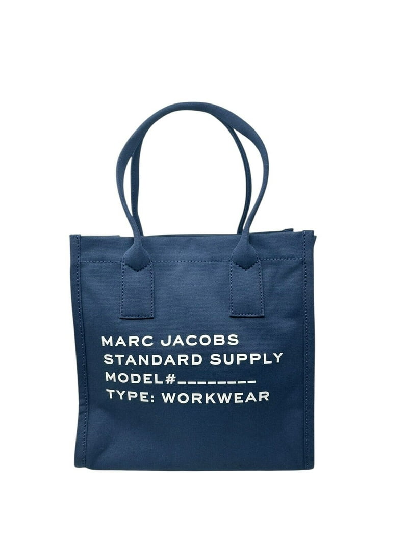 ュ Marc Jacobs Canvas Standard Supply Large Tote Bag Azure Blue