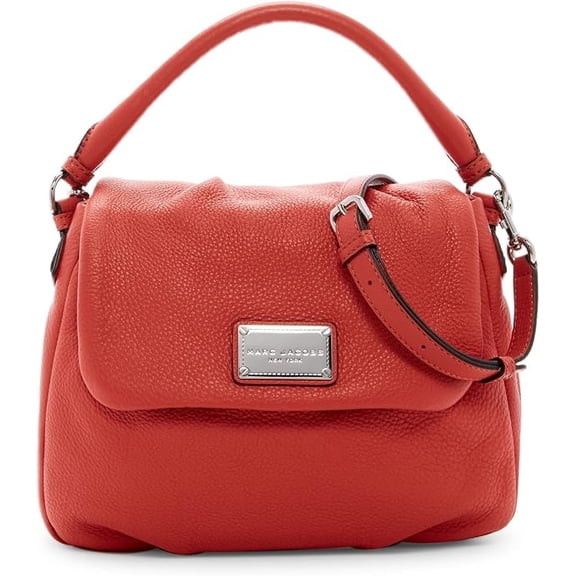 Marc Jacobs Classic Leather Shoulder Bag (Salmon)